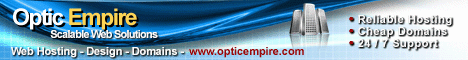 Optic Empire - Reliable Web hosting